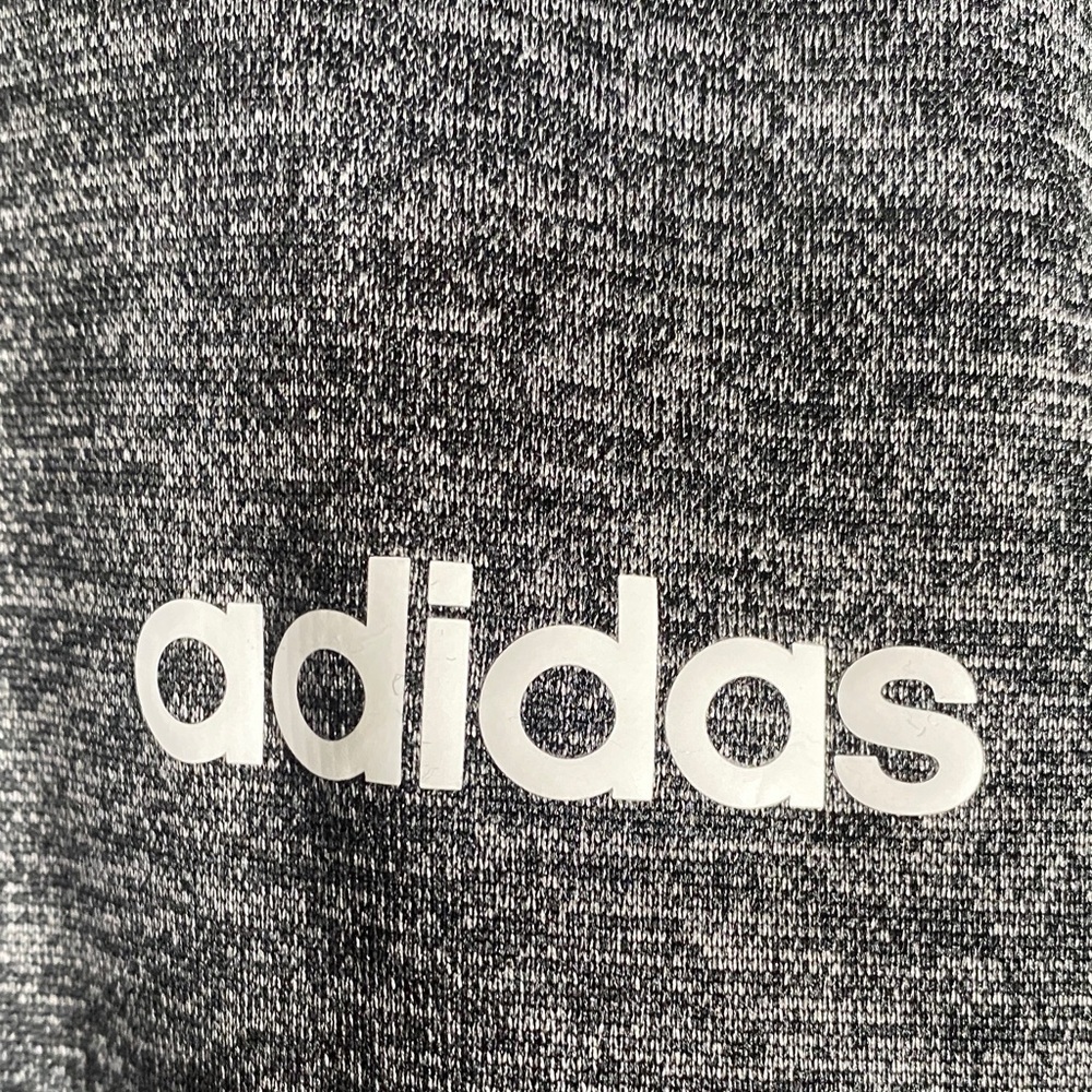 Adidas ClimaWarm Full-Zip Hoodie Men’s Large Gray Athletic 3-Stripes Sportswear - Picture 6 of 12